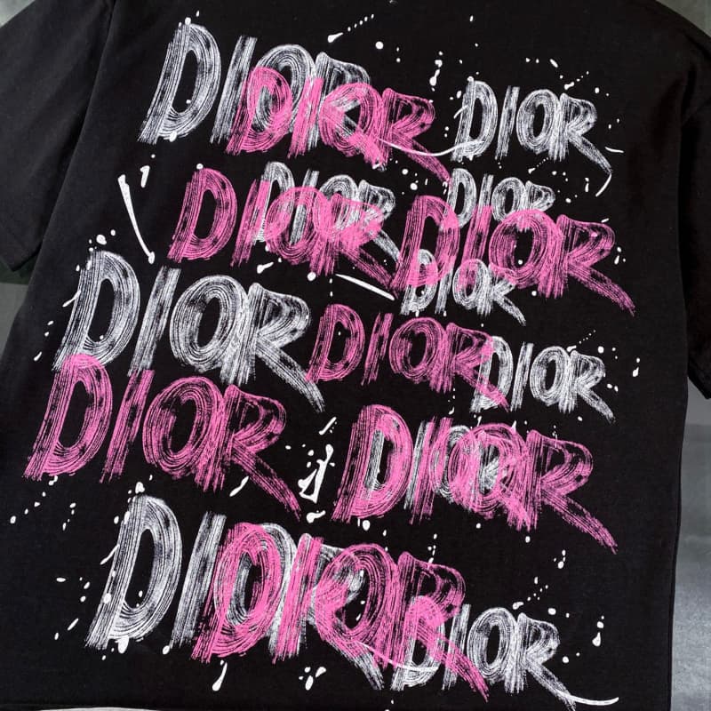 Classic All-Over Graffiti Print T-Shirt