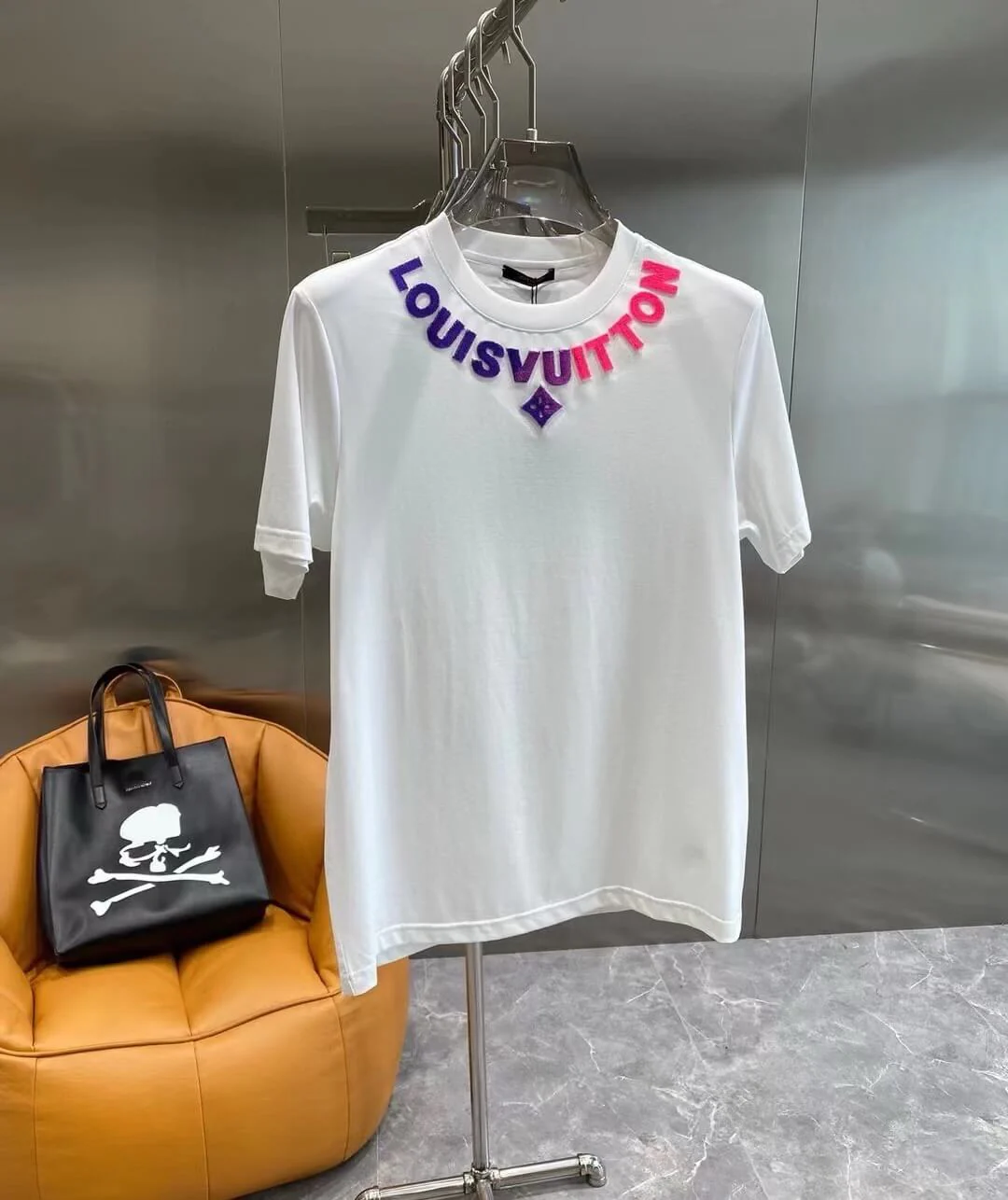 New Toothbrush Embroidery T Shirt