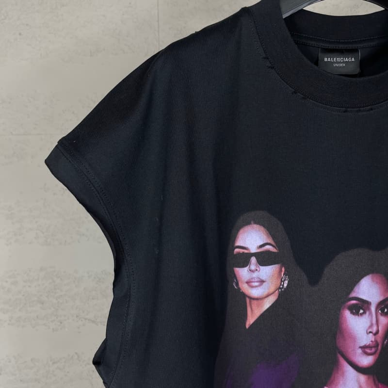 Vintage Distressed Sleeveless T-Shirt