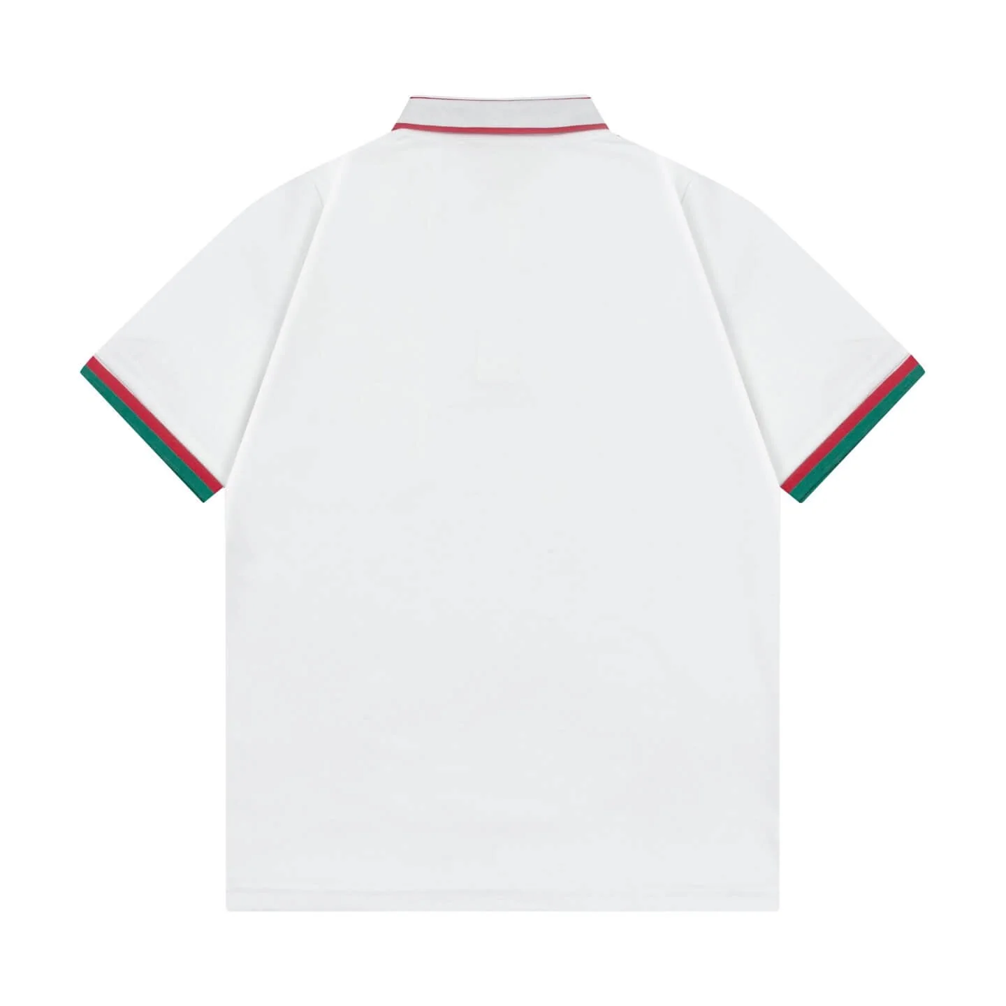 Two-Tone Stripes Polo T Shirt