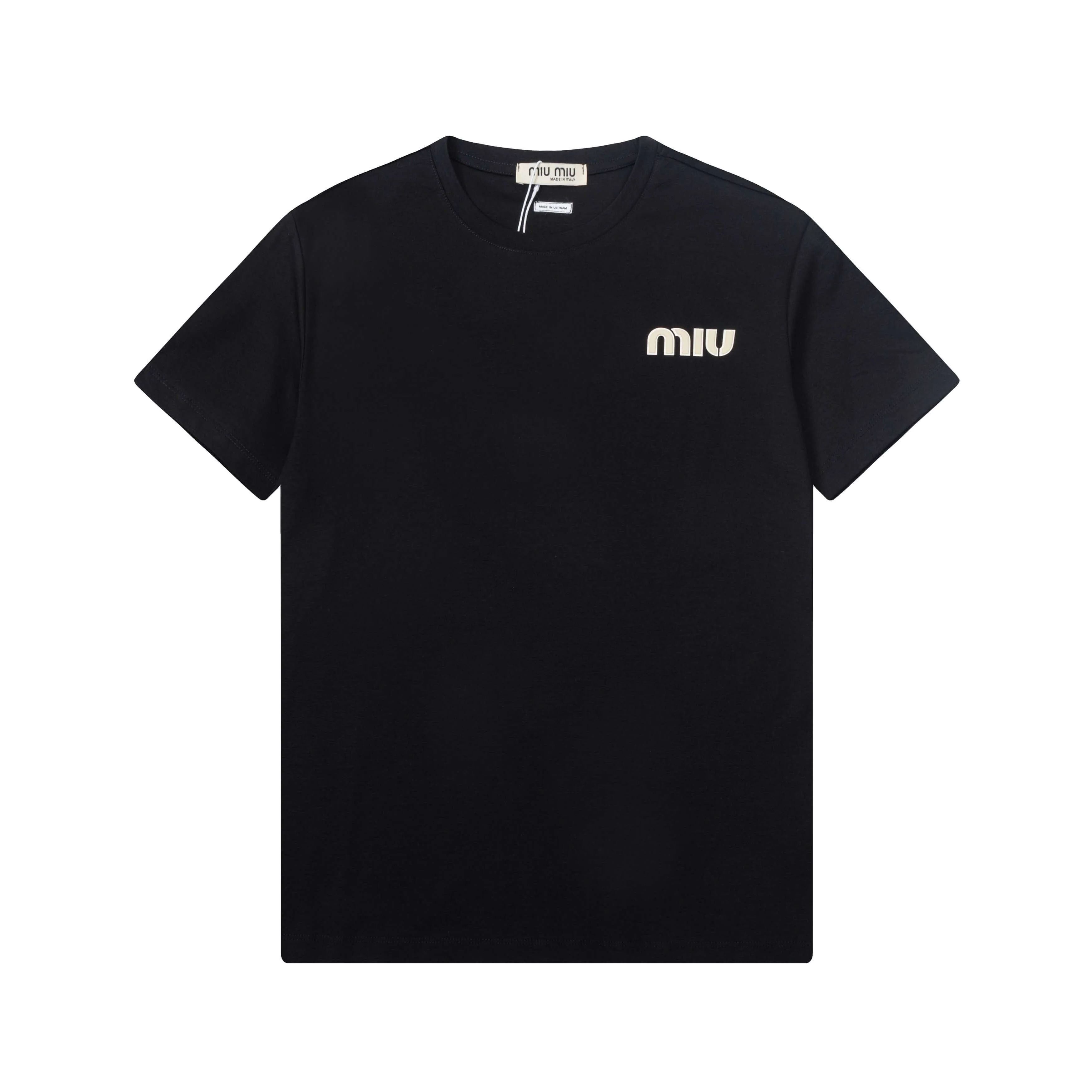 Letter Embossing T Shirt