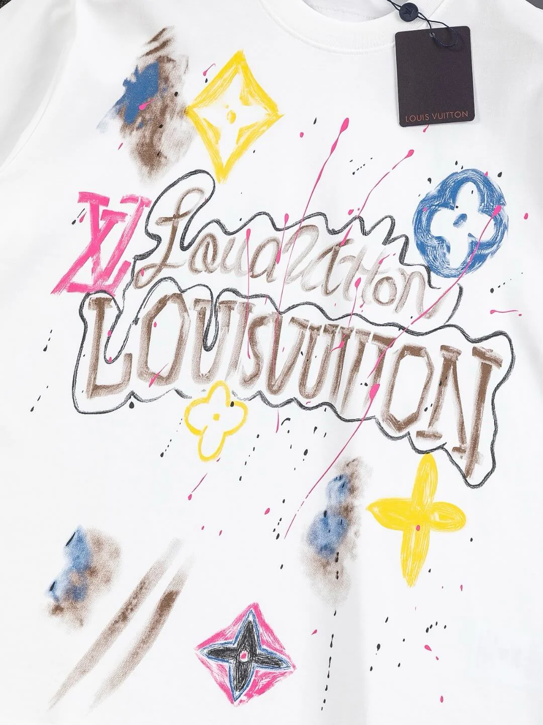 Hand-Drawn Pattern T Shirt