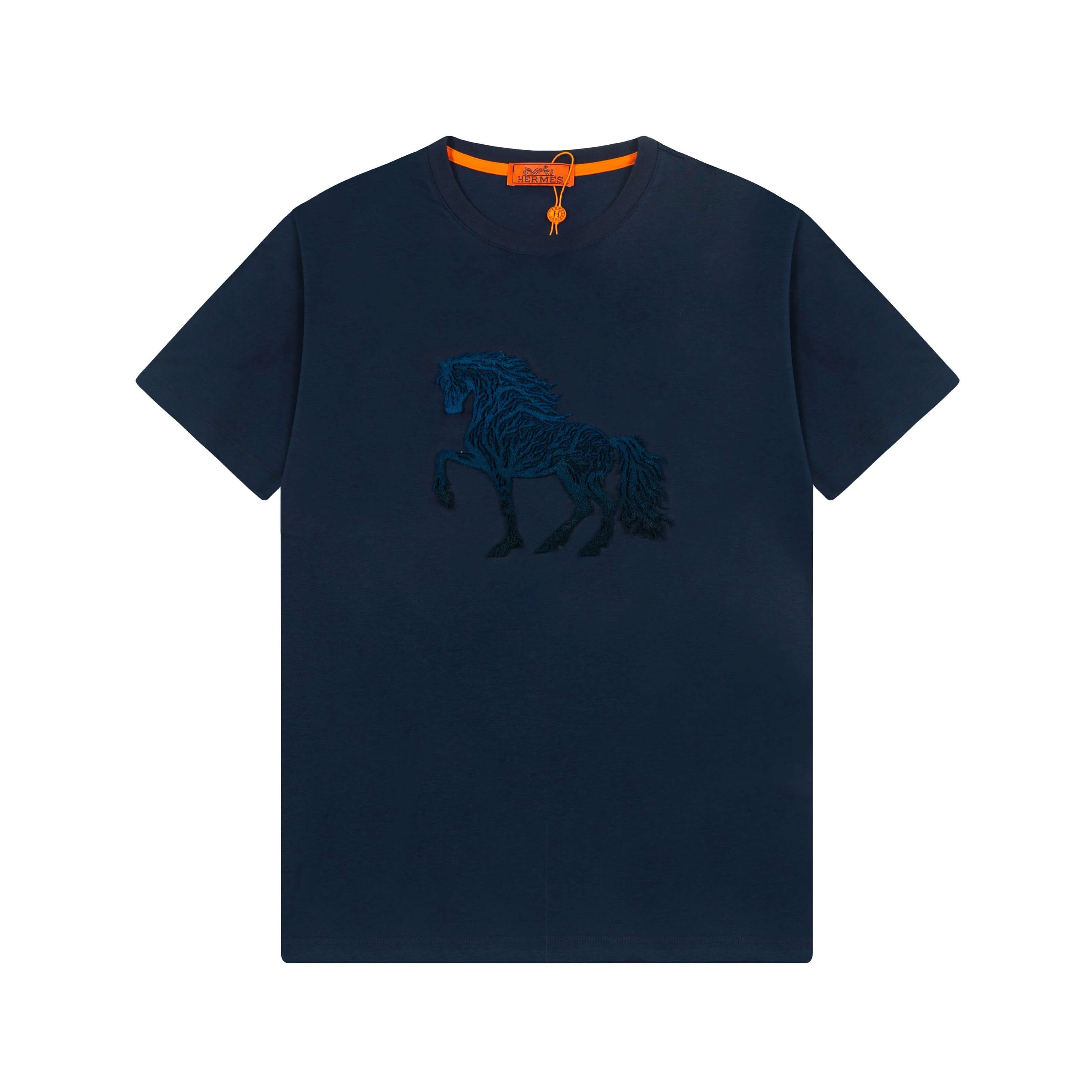 Delicate Horse Embroidery T Shirt