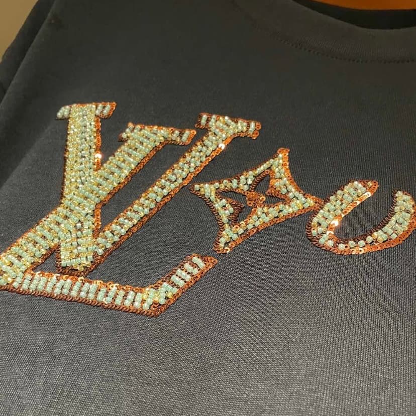 Embroidered Sequin Craft T-shirt