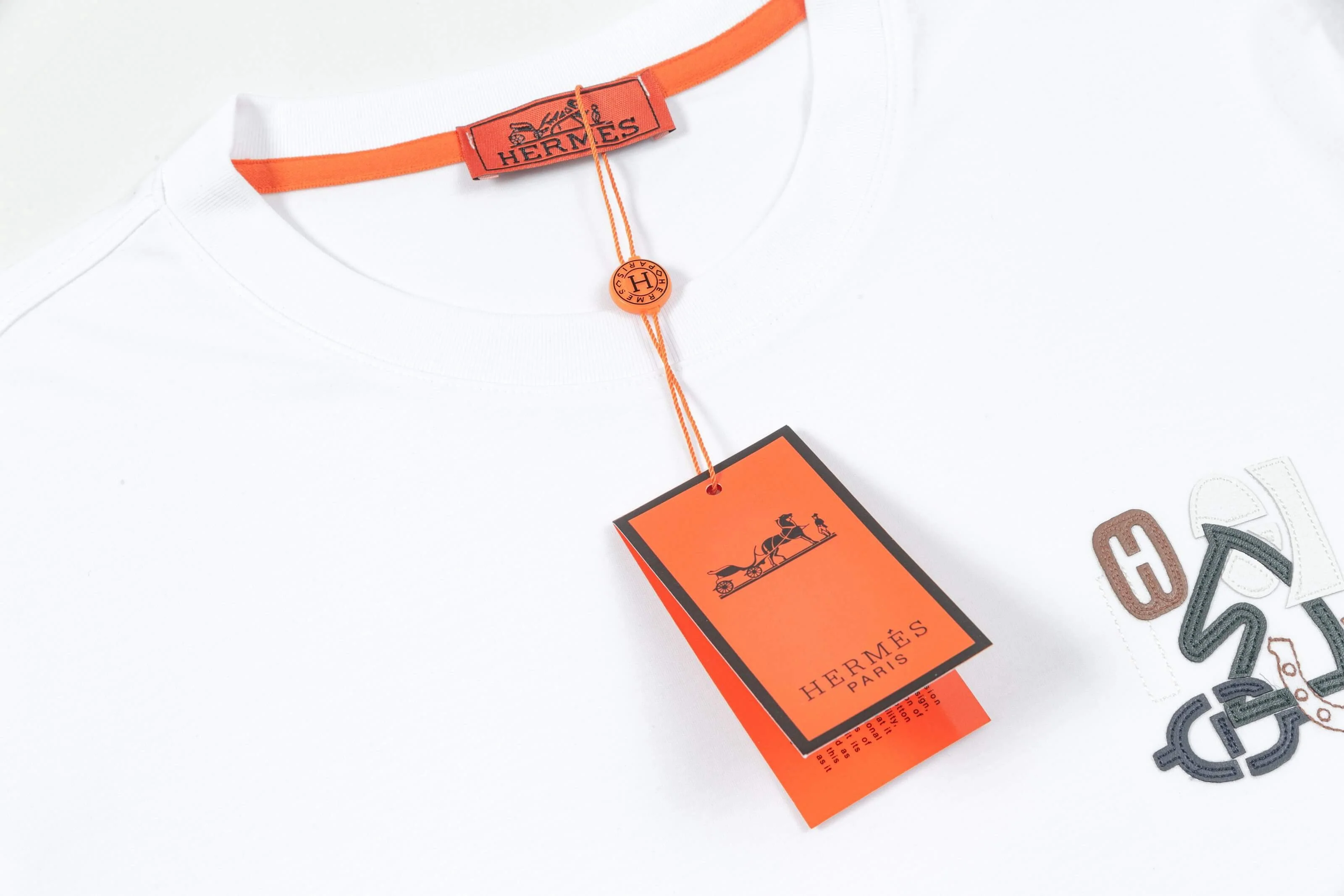 Blue Embroidery T Shirt