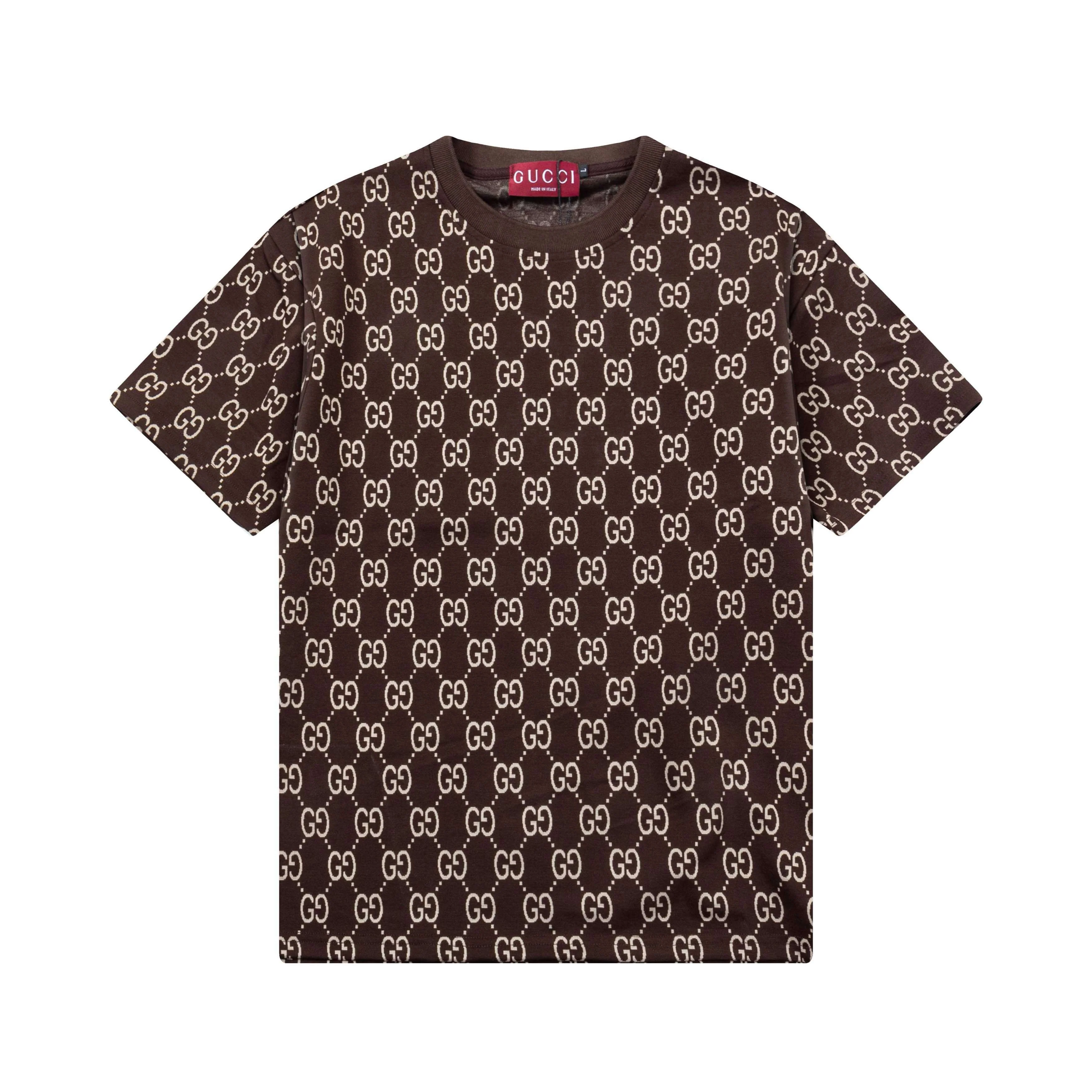 Multicolor Double G Full Print T Shirt