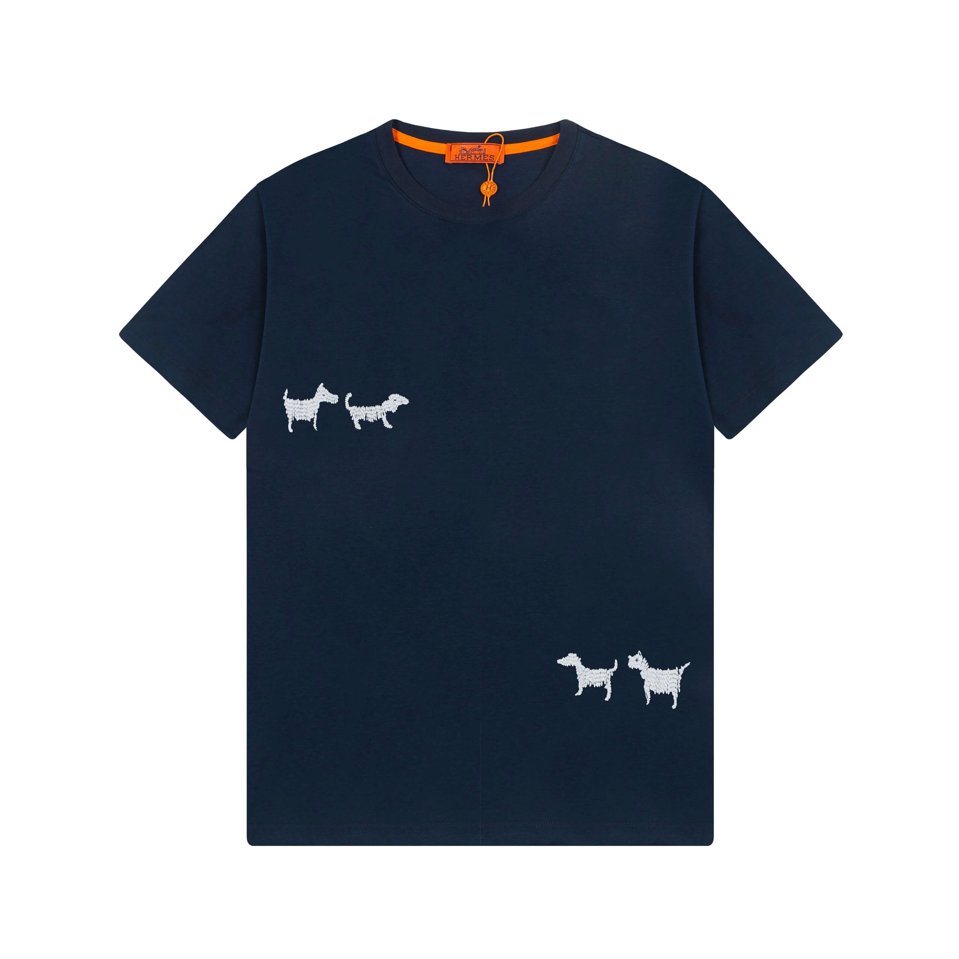 Dog Embroidery T Shirt