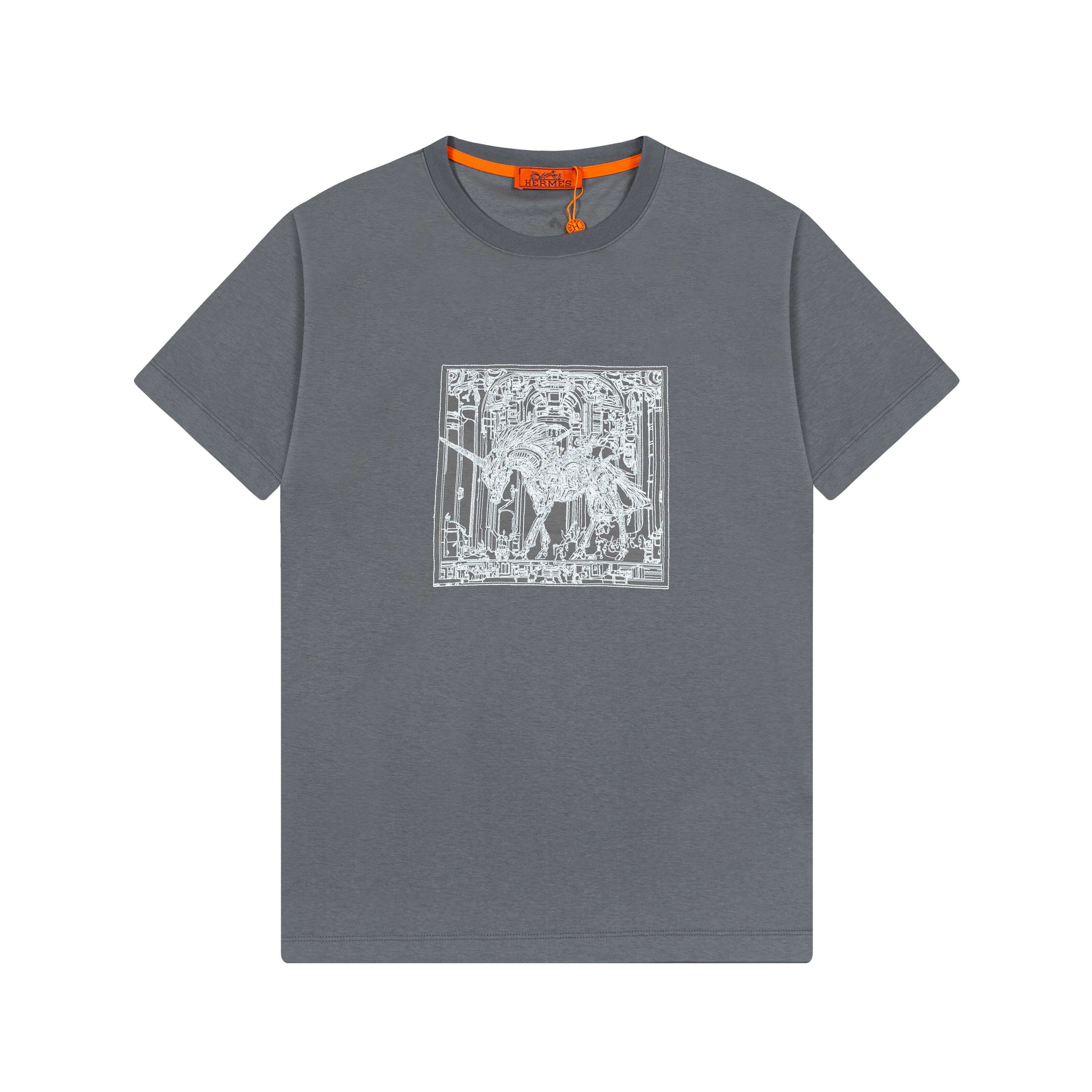 Exquisite Horse Embroidered T-Shirt