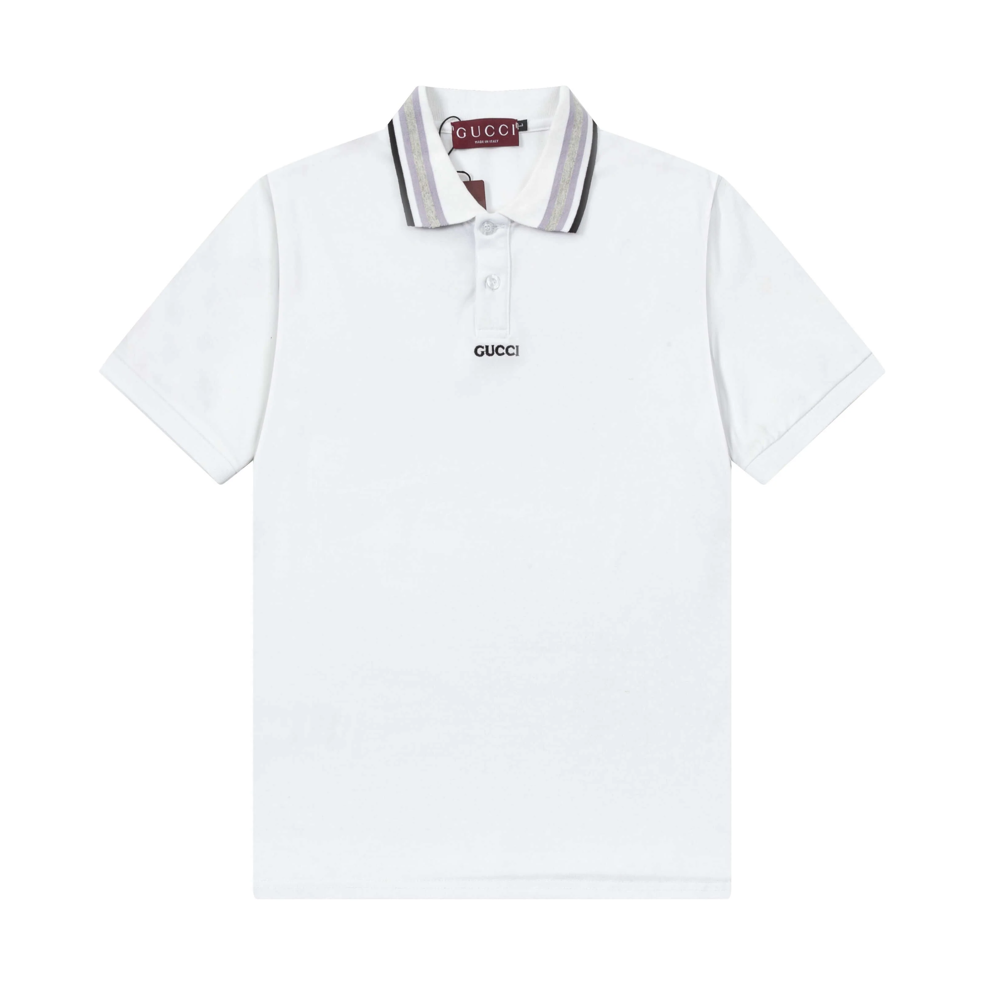 Letters On Chest Polo Shirt