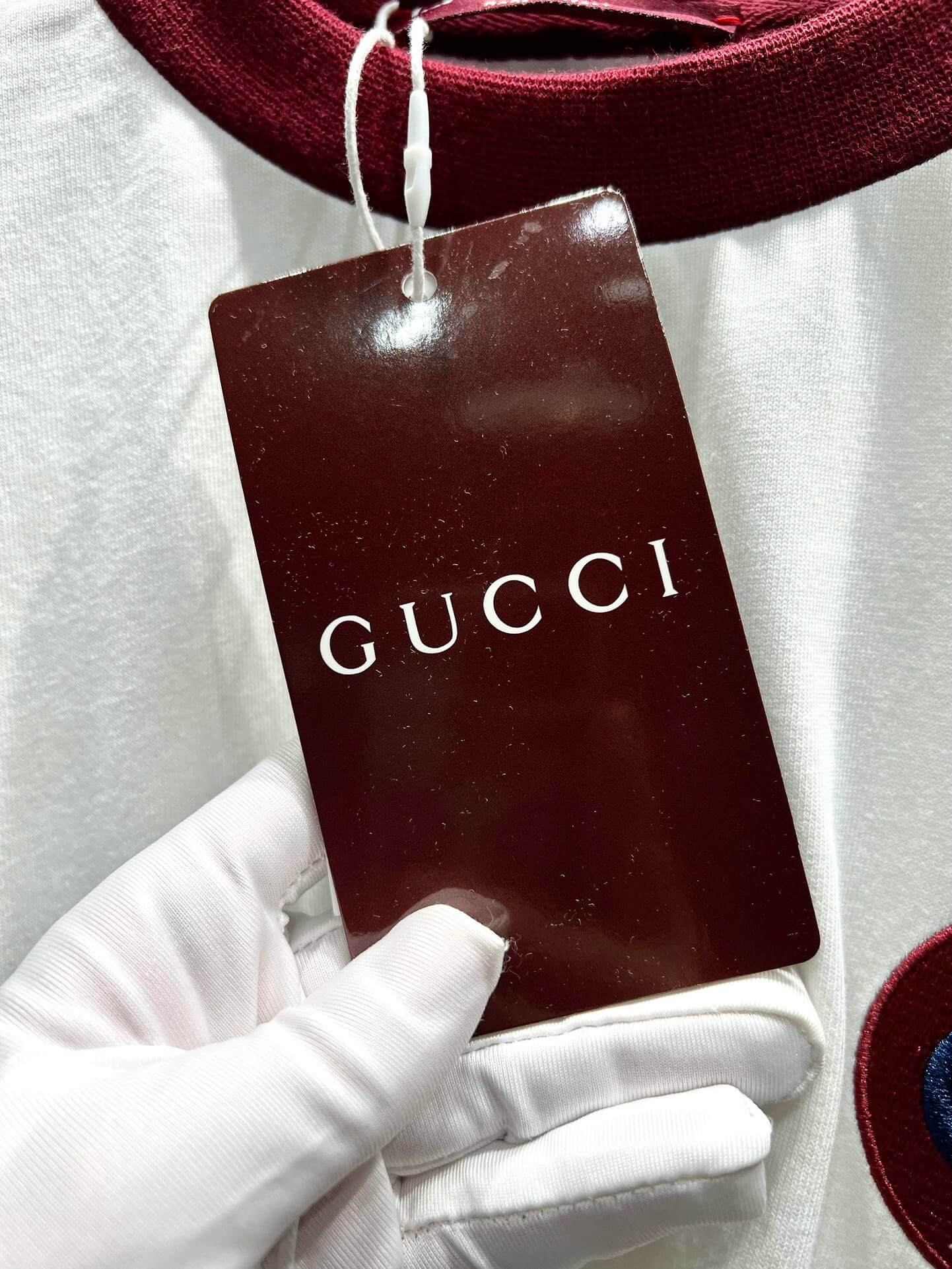 Double G Embroidery Stripes T Shirt