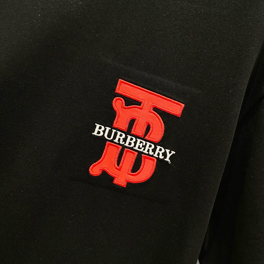 Red Pattern Embroidery T Shirt