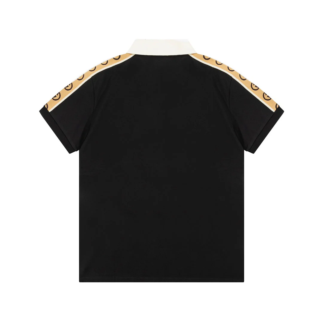 Double G Patchwork Polo Shirt