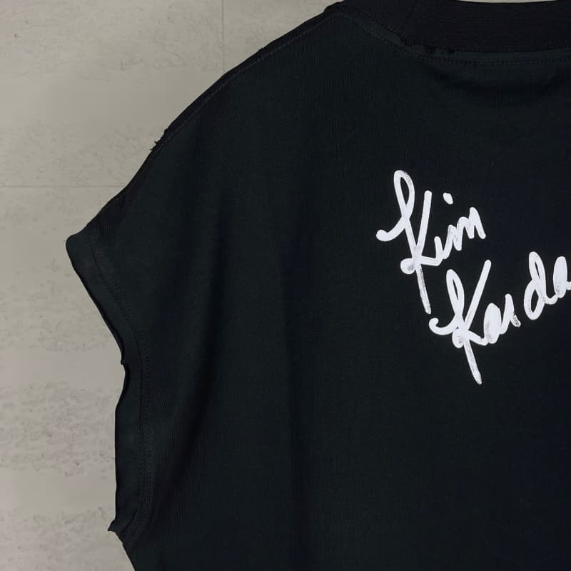 Vintage Distressed Sleeveless T-Shirt