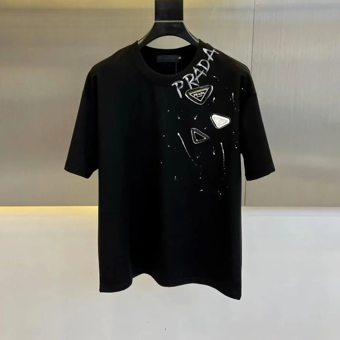 Street Style Graffiti with Metallic Element T-Shirt