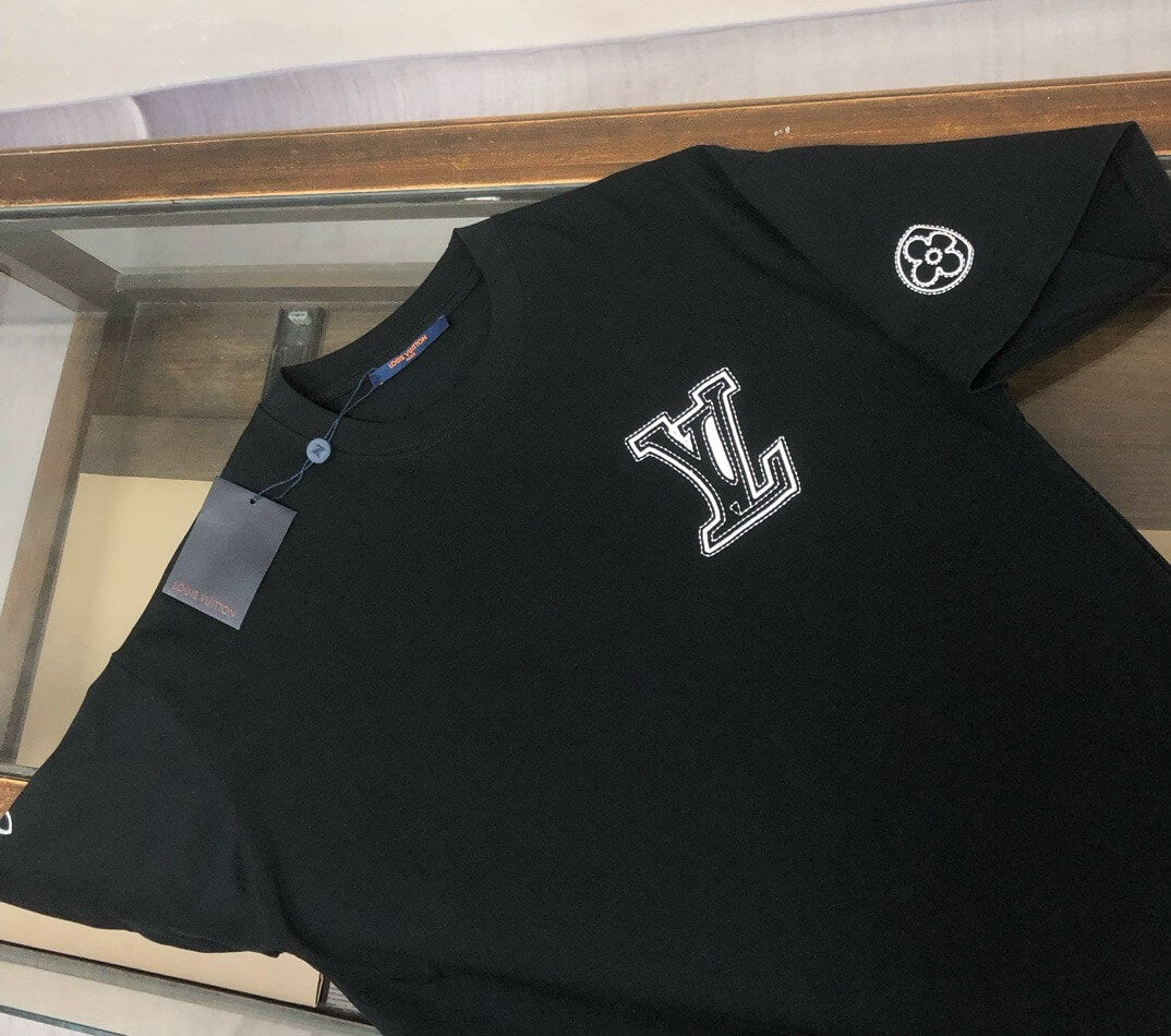 Embroidery on the Chest T Shirt