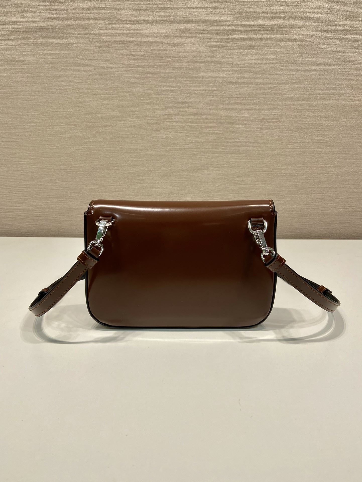 Prada Brushed Leather Mini-bag With Shoulder Strap Bag