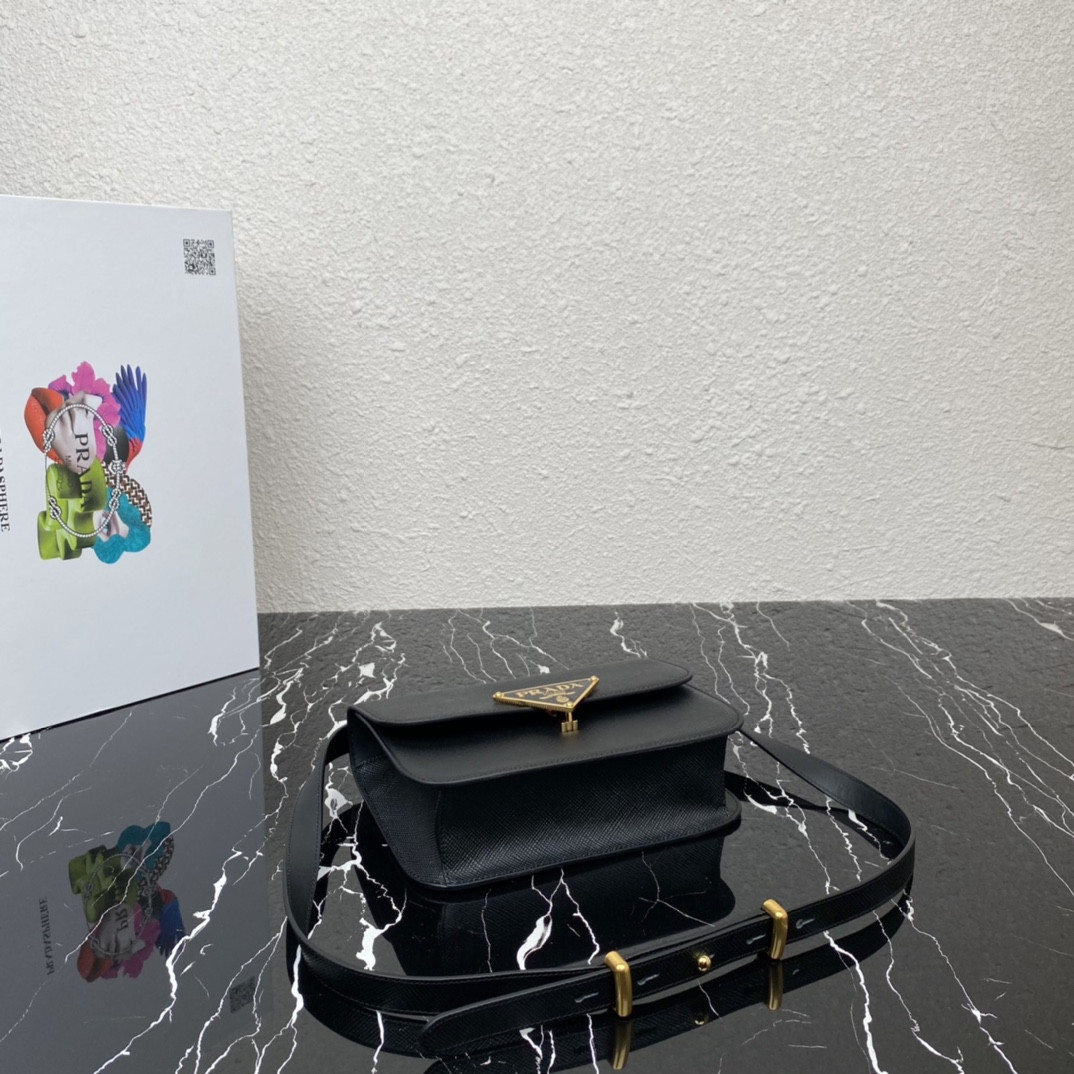 Prada Emblème Saffiano Shoulder Bag