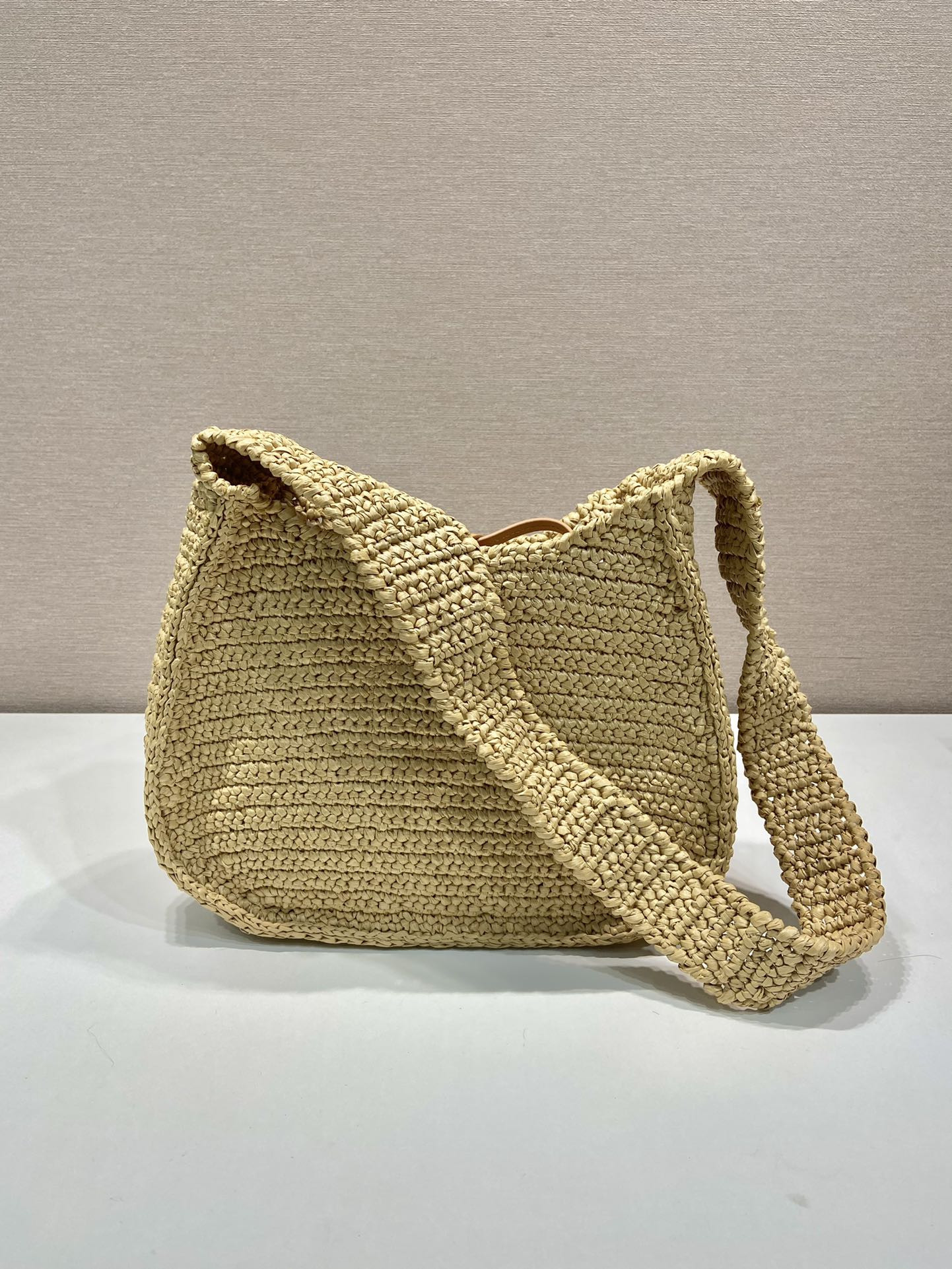 Prada Straw Shoulder Bag