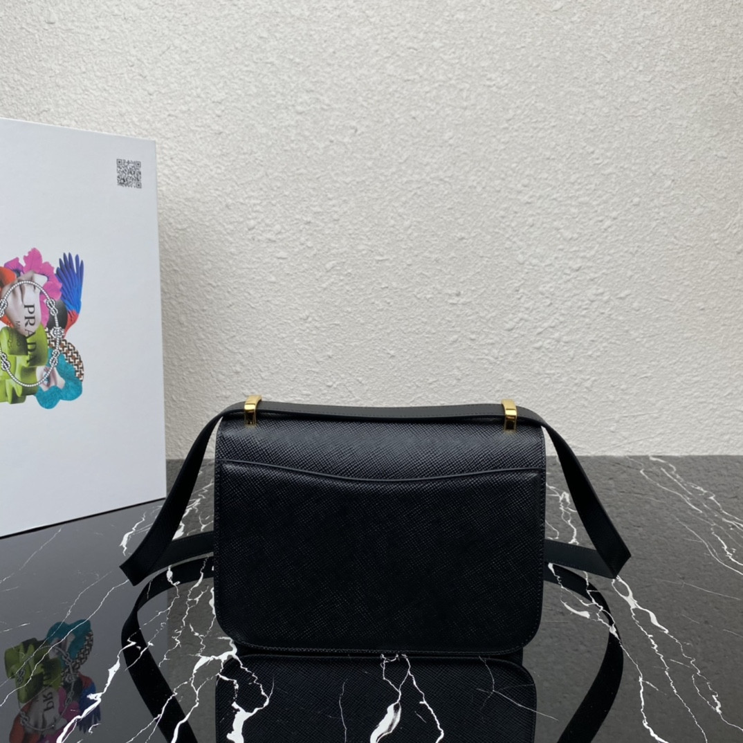 Prada Emblème Saffiano Shoulder Bag