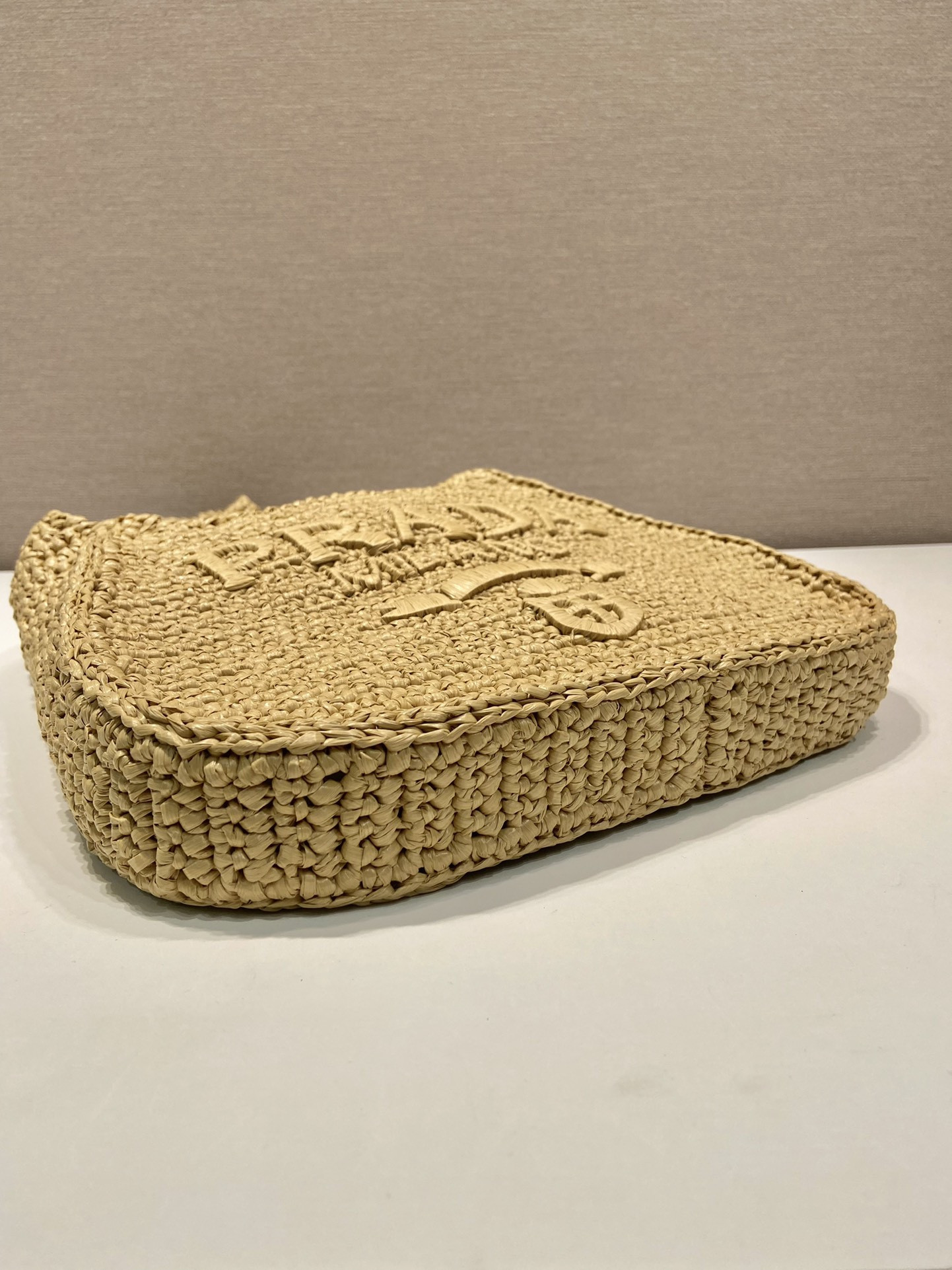 Prada Straw Shoulder Bag