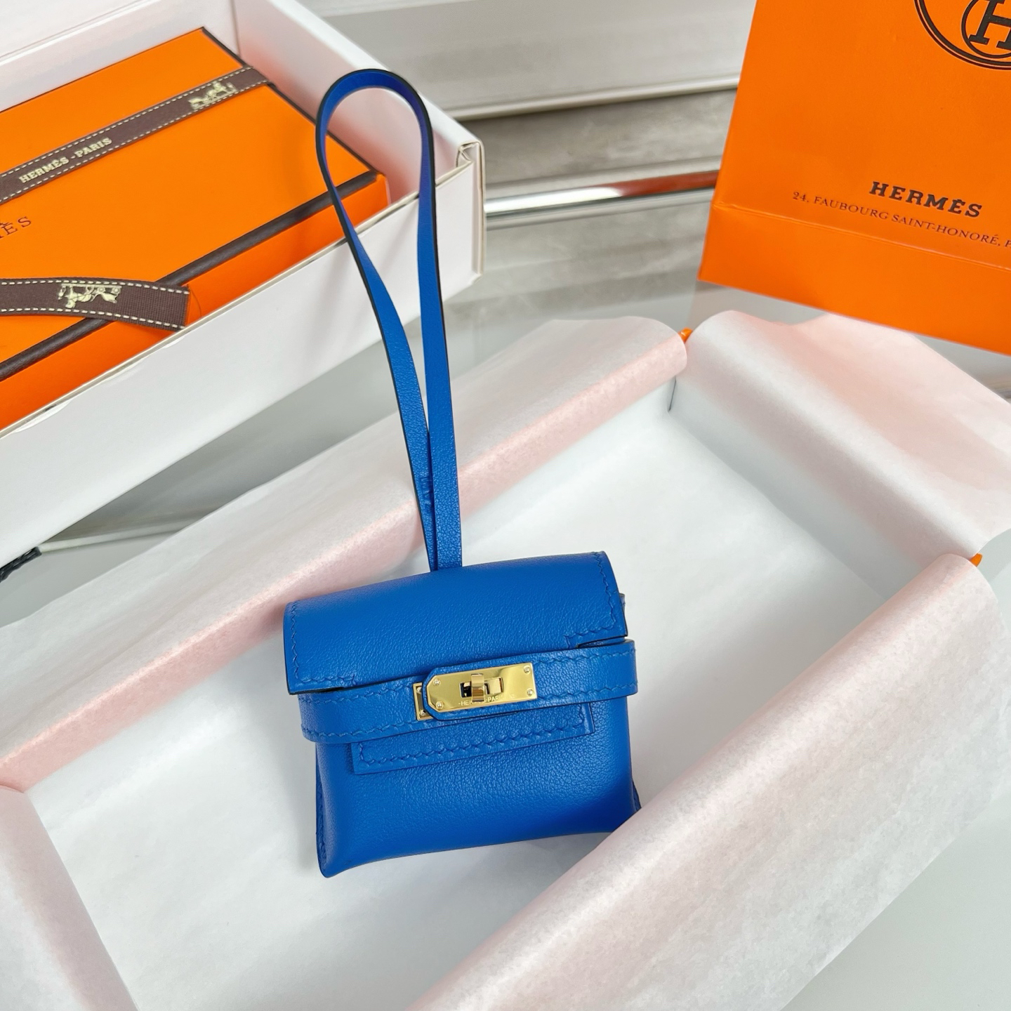 Hermes Kelly earphone bag pendant Kelly festival pendant bag pendant