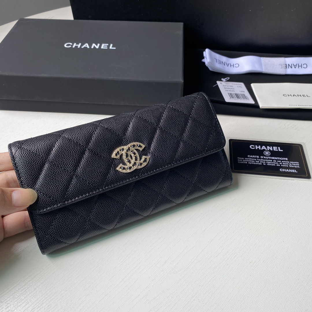 Chanle Flap Wallet