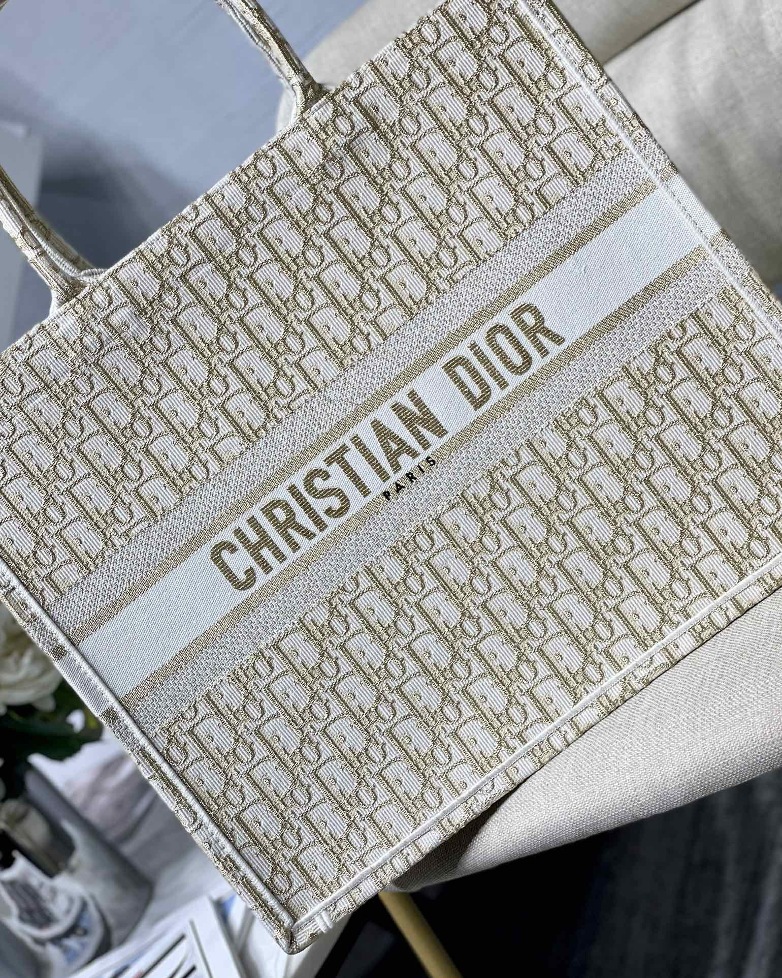 Large Dior Book Tote