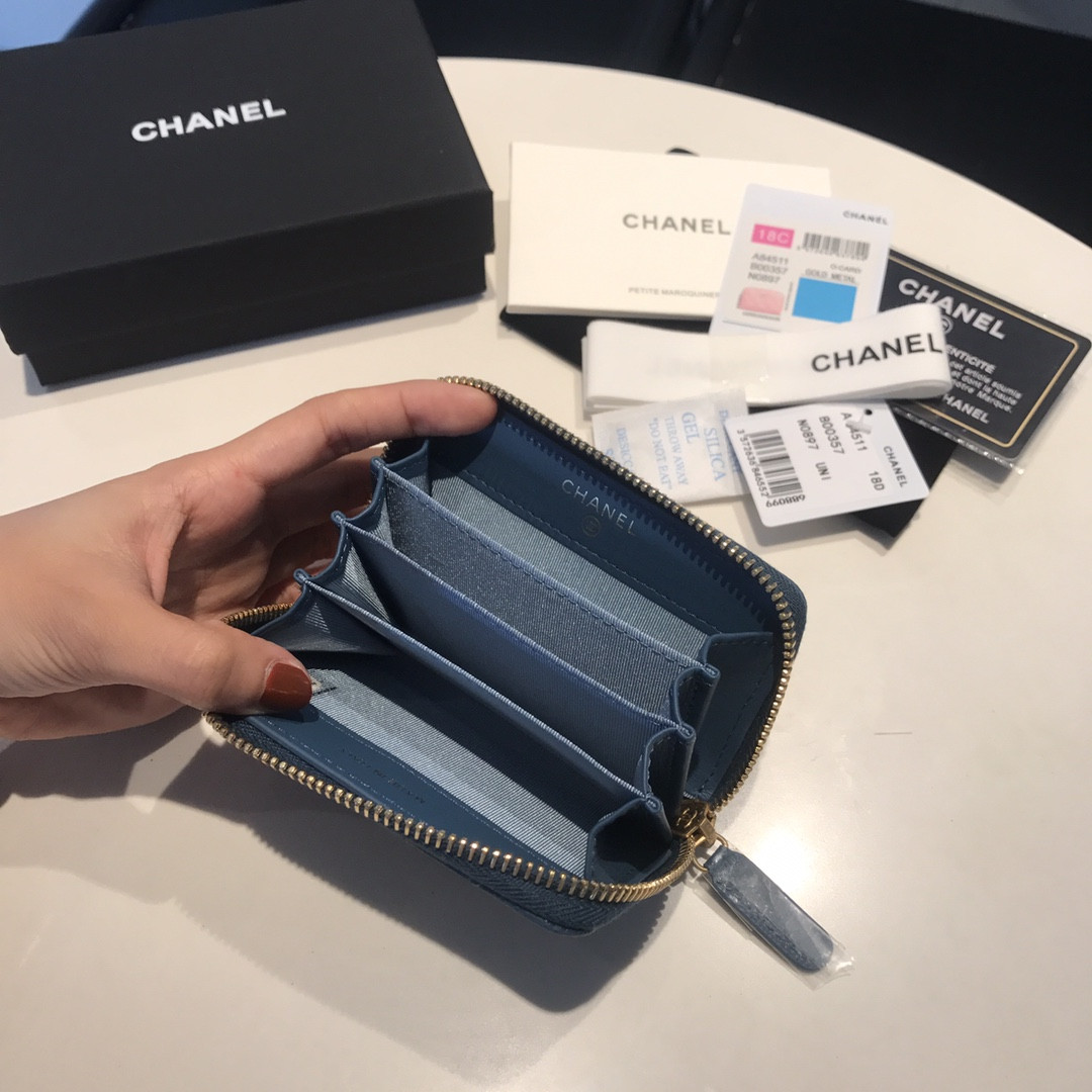 Chanle Zipped Wallet