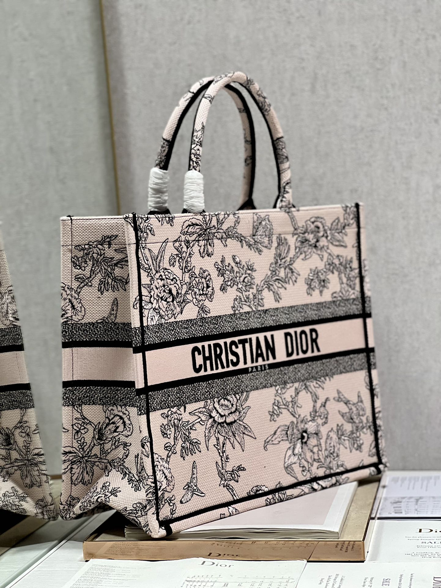 Large Dior Book Tote