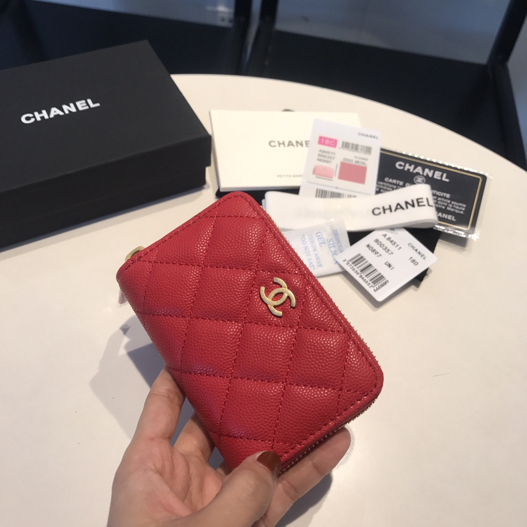 Chanle Zipped Wallet