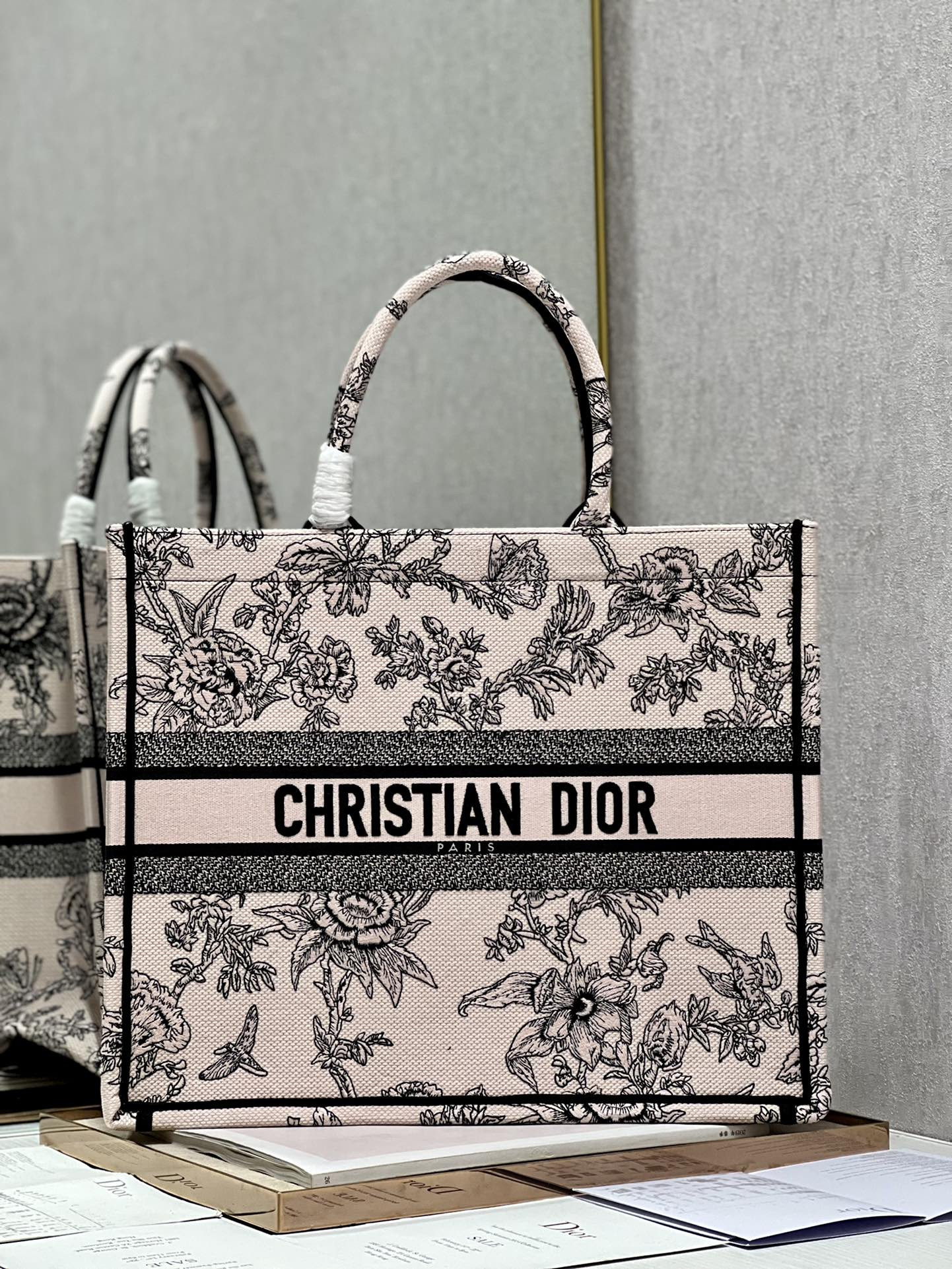 Large Dior Book Tote