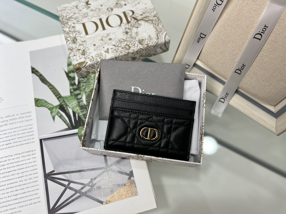 Dior Caro Five-slot Card Holder