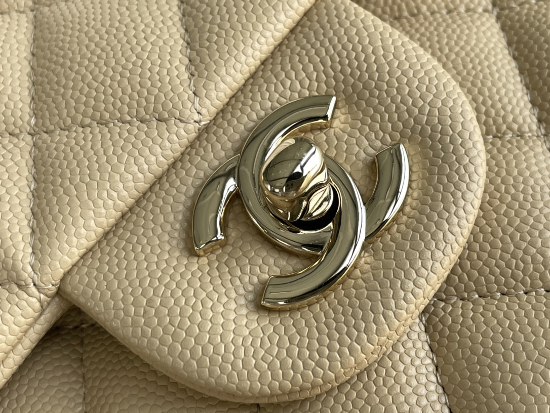 Chanle Classic Double Flap Caviar Leather