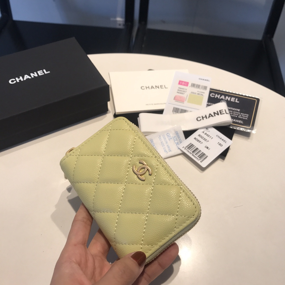 Chanle Zipped Wallet