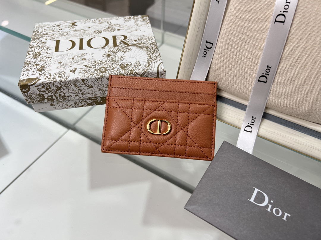 Dior Caro Five-slot Card Holder