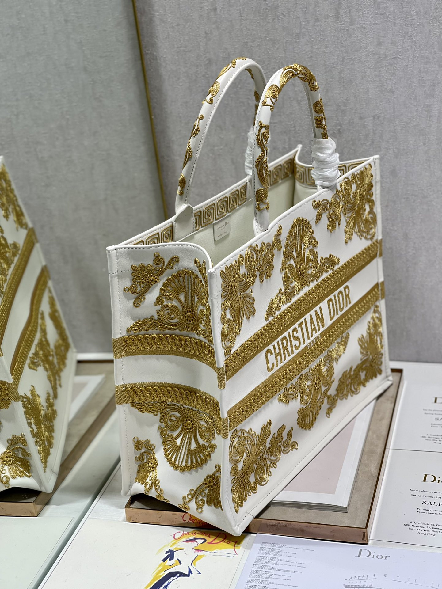 Large Dior Book Tote