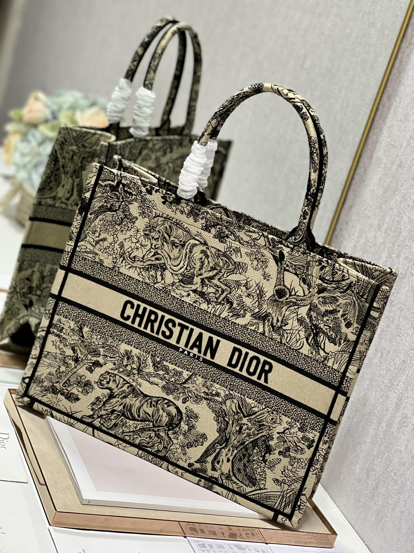Large Dior Book Tote