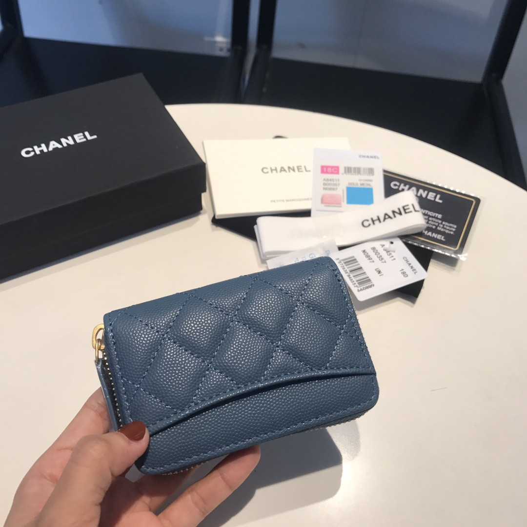 Chanle Zipped Wallet