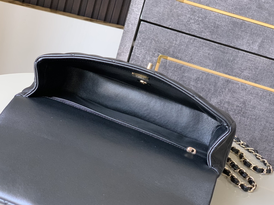 Chanel 25p Classic Hand Bag With Gold Handware