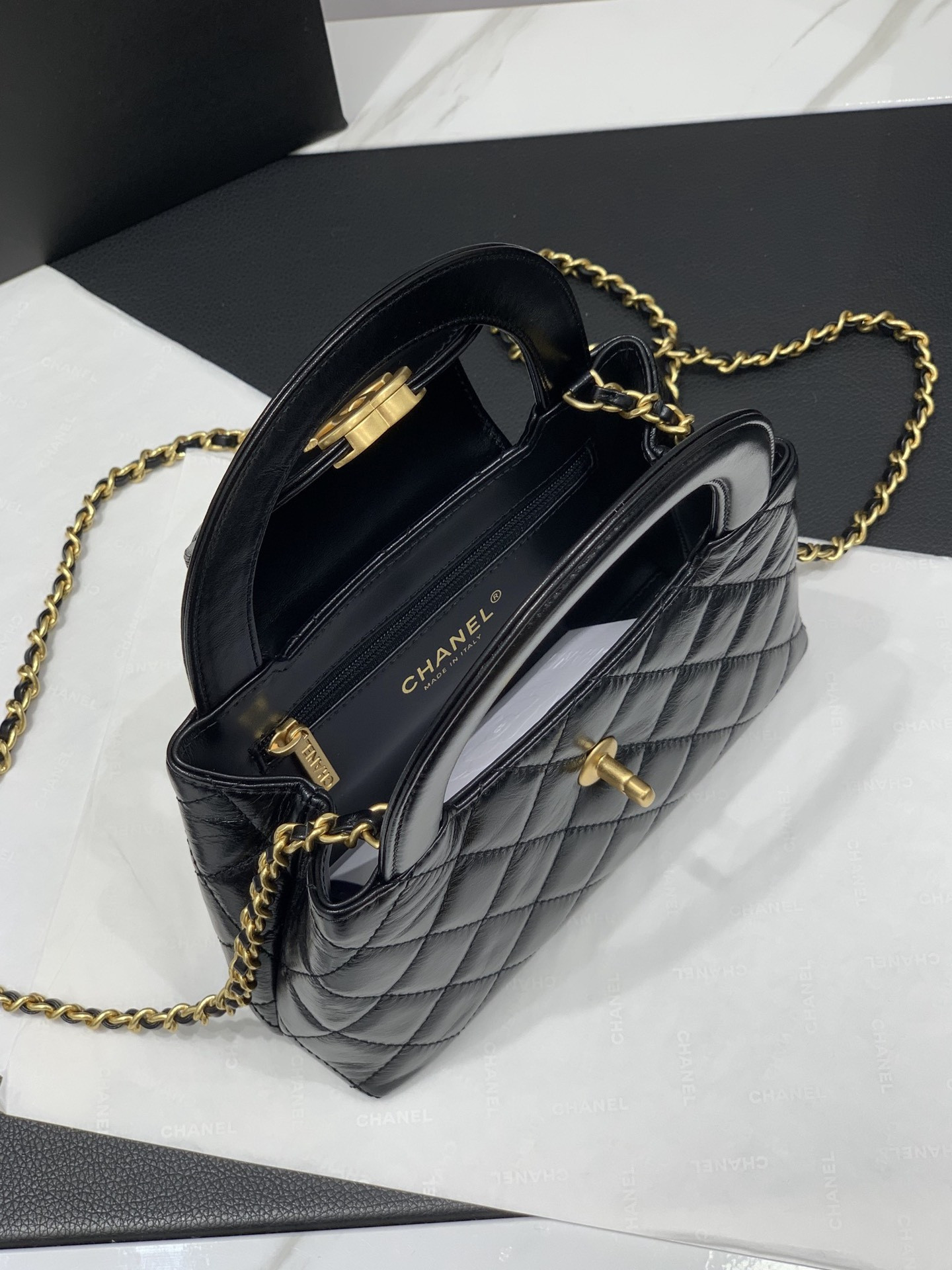 Chanel Ohanel 23k Kelly Bag