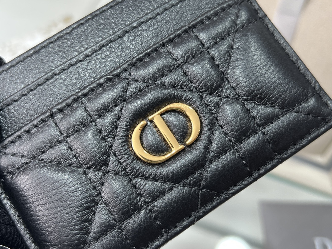 Dior Caro Five-slot Card Holder