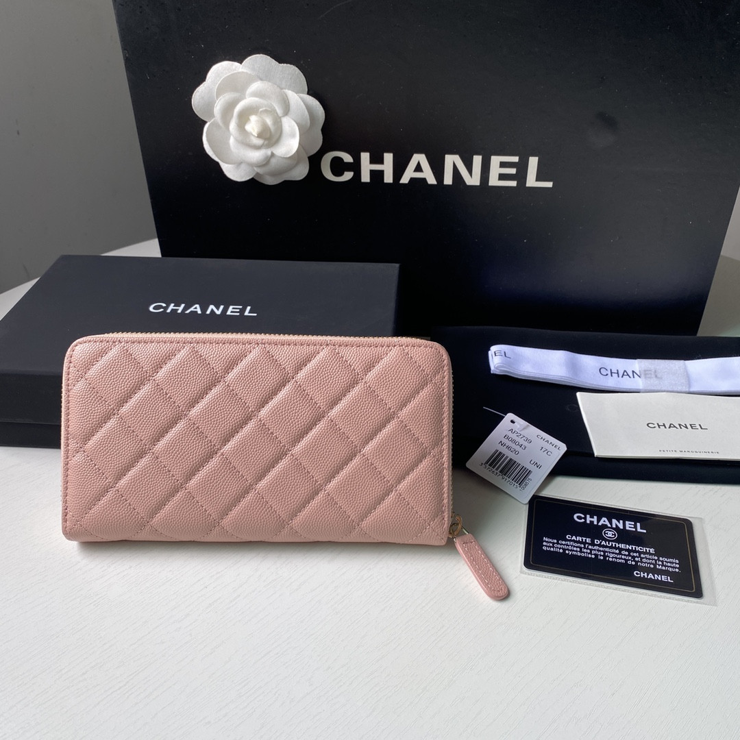 Chanle Zipped Wallet