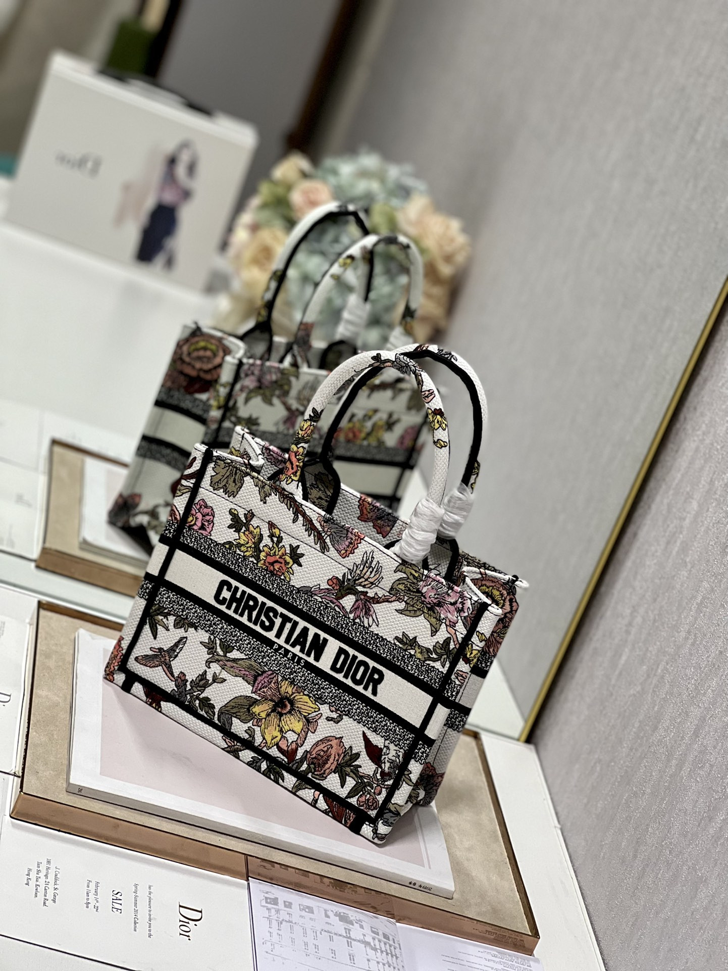 Small Dior Book Tote