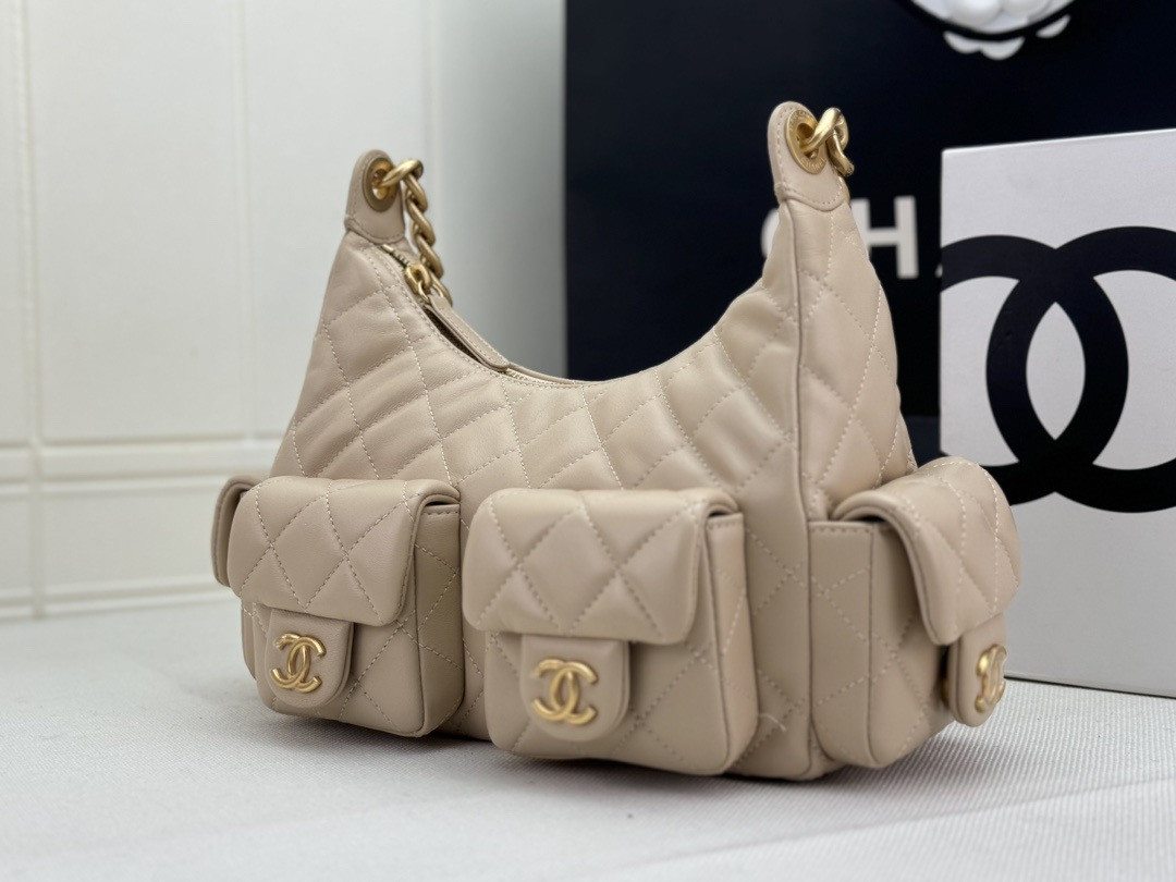 Chanel 2025ss Hobo Bag 33×30×15cm