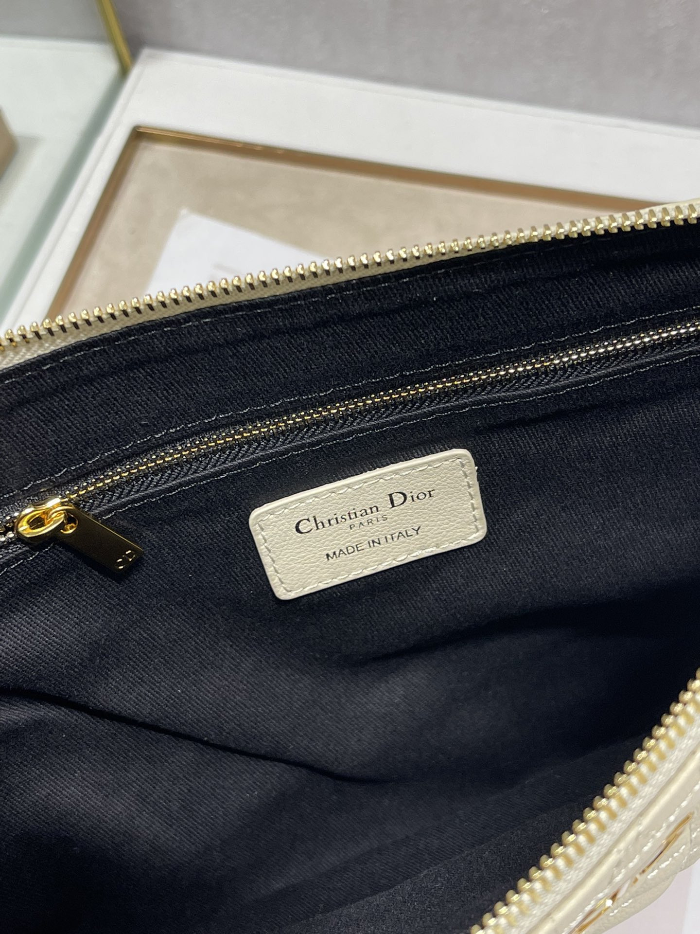 Large Dior Caro Daily Pouch