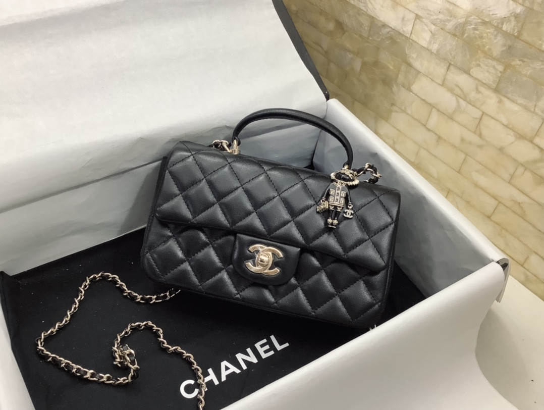 Chanle Mini Flap Bag With Top Handle