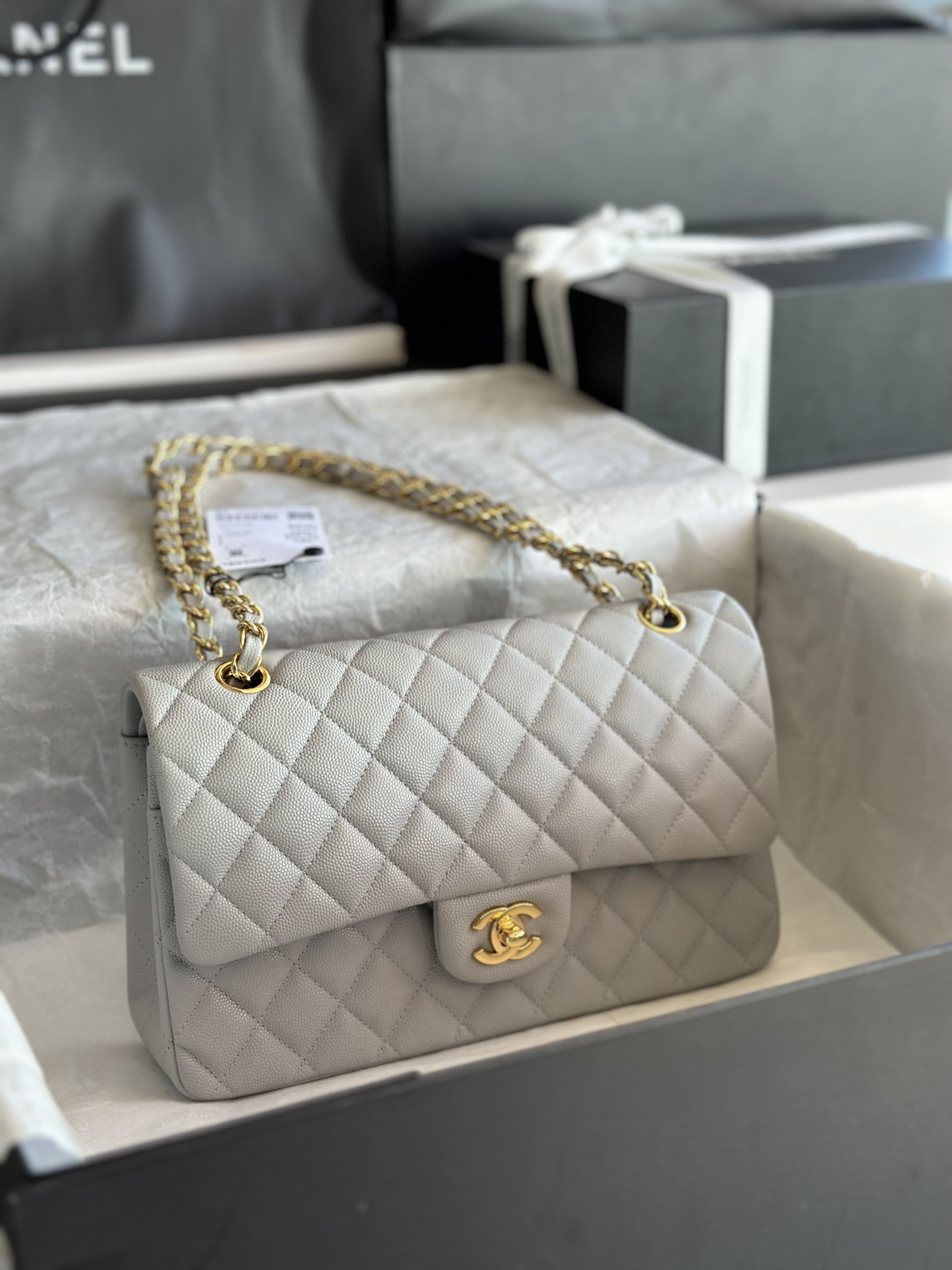 Chanle Classic Double Flap Gold Hardware