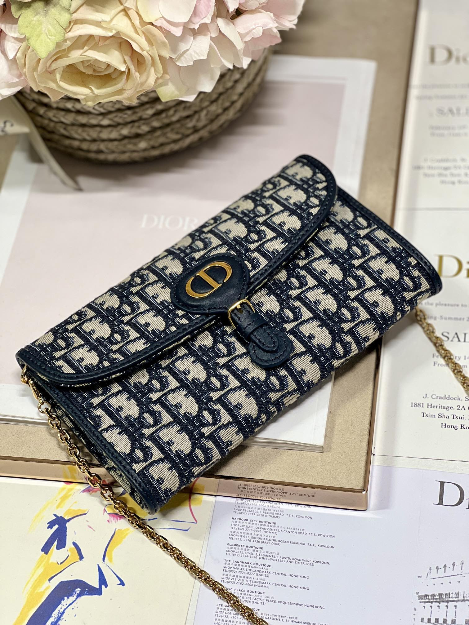 Dior Bobby East-west Pouch With Chain