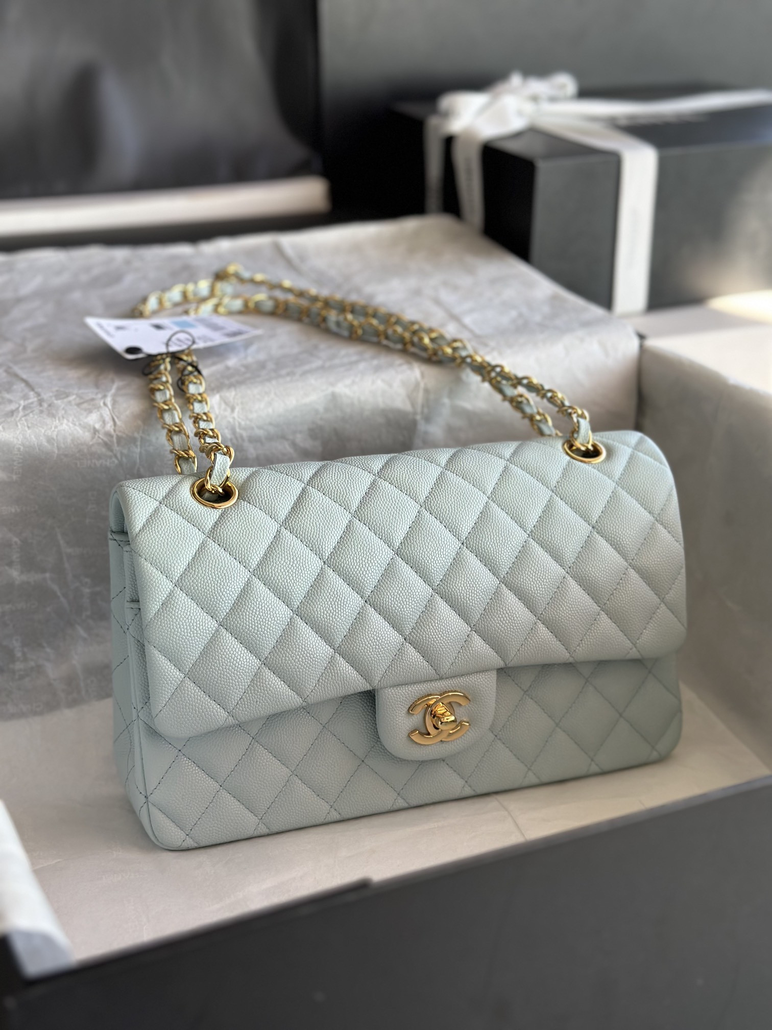 Chanle Classic Double Flap Gold Hardware