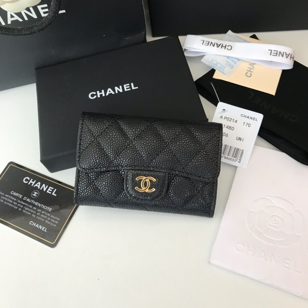 Chanle Flap Wallet